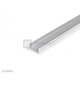 Profil aluminiu ne-anodizat aparent tip BEGTON12, 2 metri