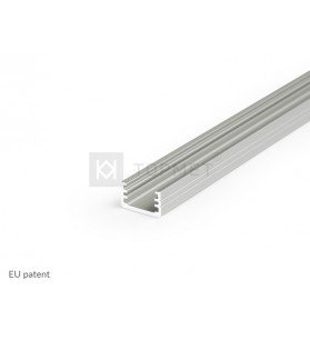 Profil aluminiu anodizat aparent tip SLIM8 A/Z, 2 metri