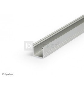 Profil aluminiu anodizat aparent tip SMART10 A/Z, 2 metri