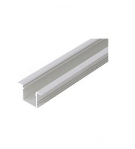 Profil aluminiu ne-anodizat incastrat tip SMART-IN10 A/Z, 2 metri