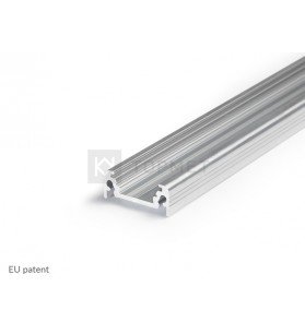 Profil aluminiu ne-anodizat aparent tip SURFACE10, 2 metri