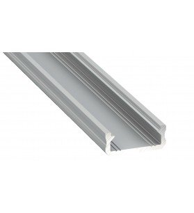 Profil aluminiu aparent, tip D, 2 metri