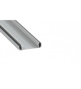 Profil aluminiu, tip LARGO M1, 3 metri, aluminiu anodizat