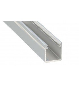 Profil aluminiu aparent, tip Y, 2 metri, aluminiu anodizat