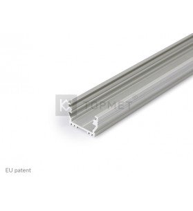 Profil aluminiu anodizat aparent tip UNI12, 2 metri