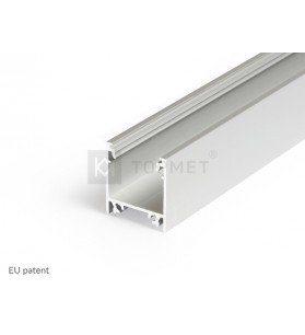 Profil aluminiu anodizat aparent tip LINEA20, 2 metri